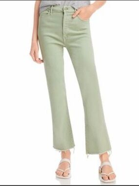 Mother Jeans hustle ankle fray